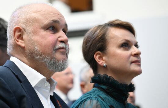 SPIEF-2025. Opening of the 'On the Wings' exhibition and gala show