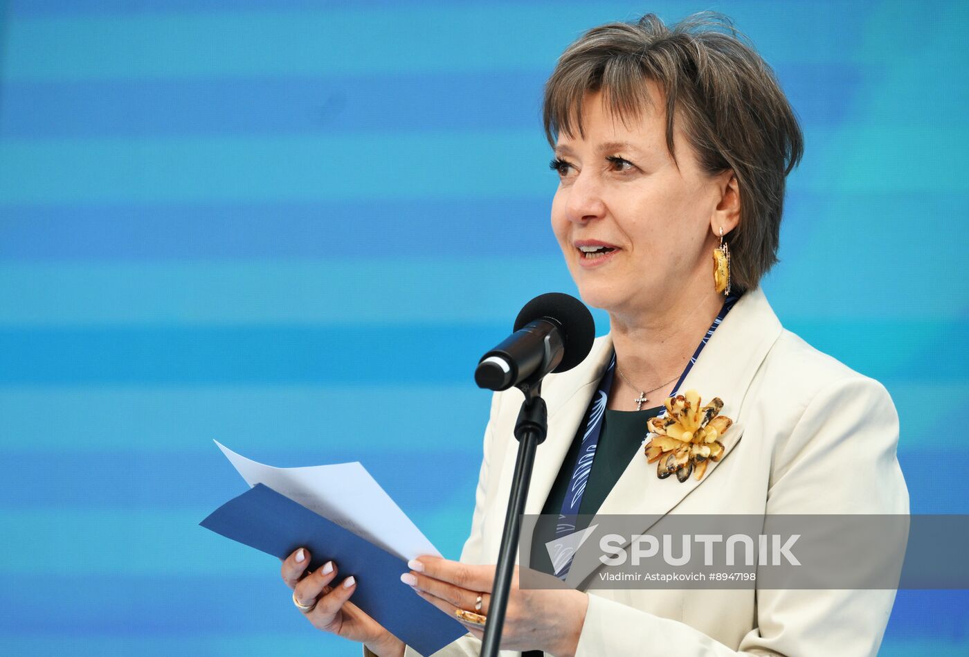 SPIEF-2025. Opening of the 'On the Wings' exhibition and gala show
