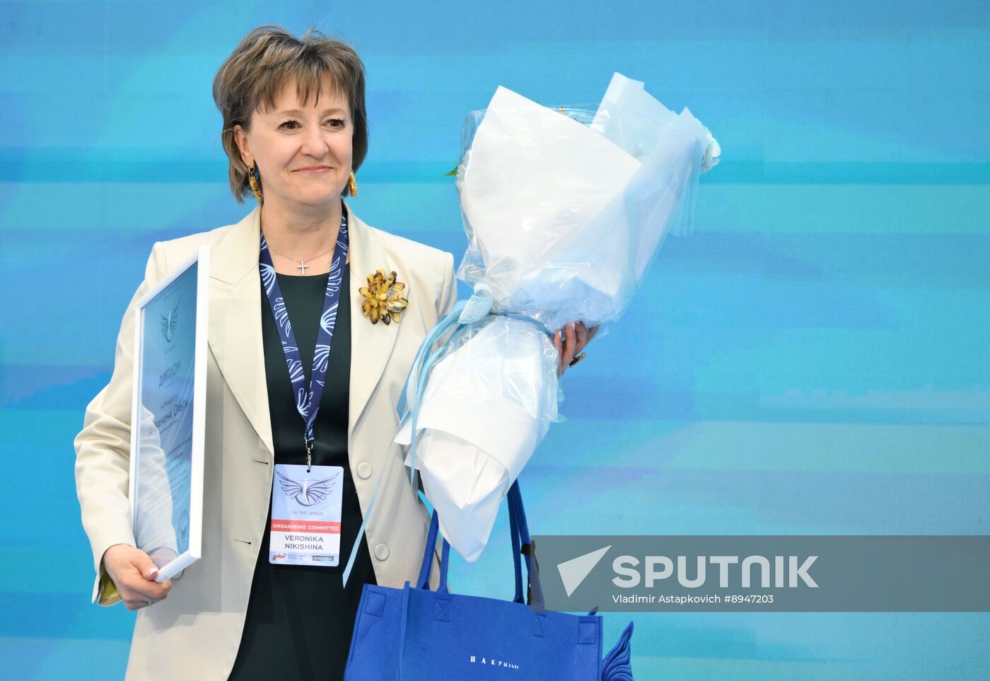 SPIEF-2025. Opening of the 'On the Wings' exhibition and gala show