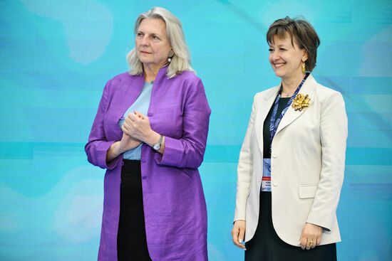 SPIEF-2025. Opening of the 'On the Wings' exhibition and gala show