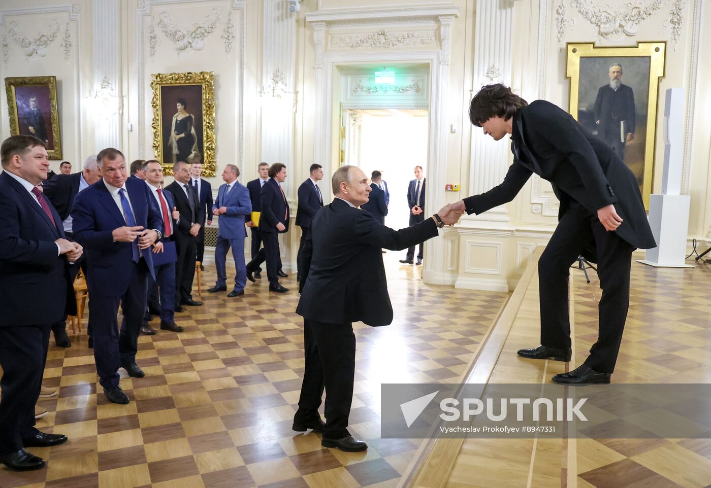 Russia Putin St Petersburg Conservatory