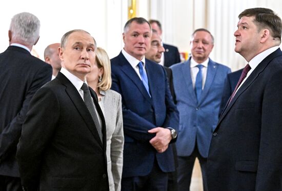 Russia Putin St Petersburg Conservatory