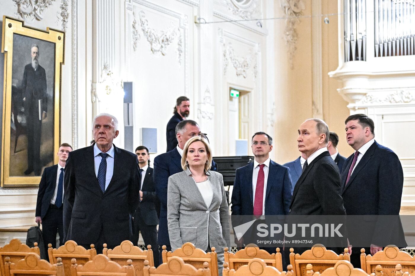 Russia Putin St Petersburg Conservatory