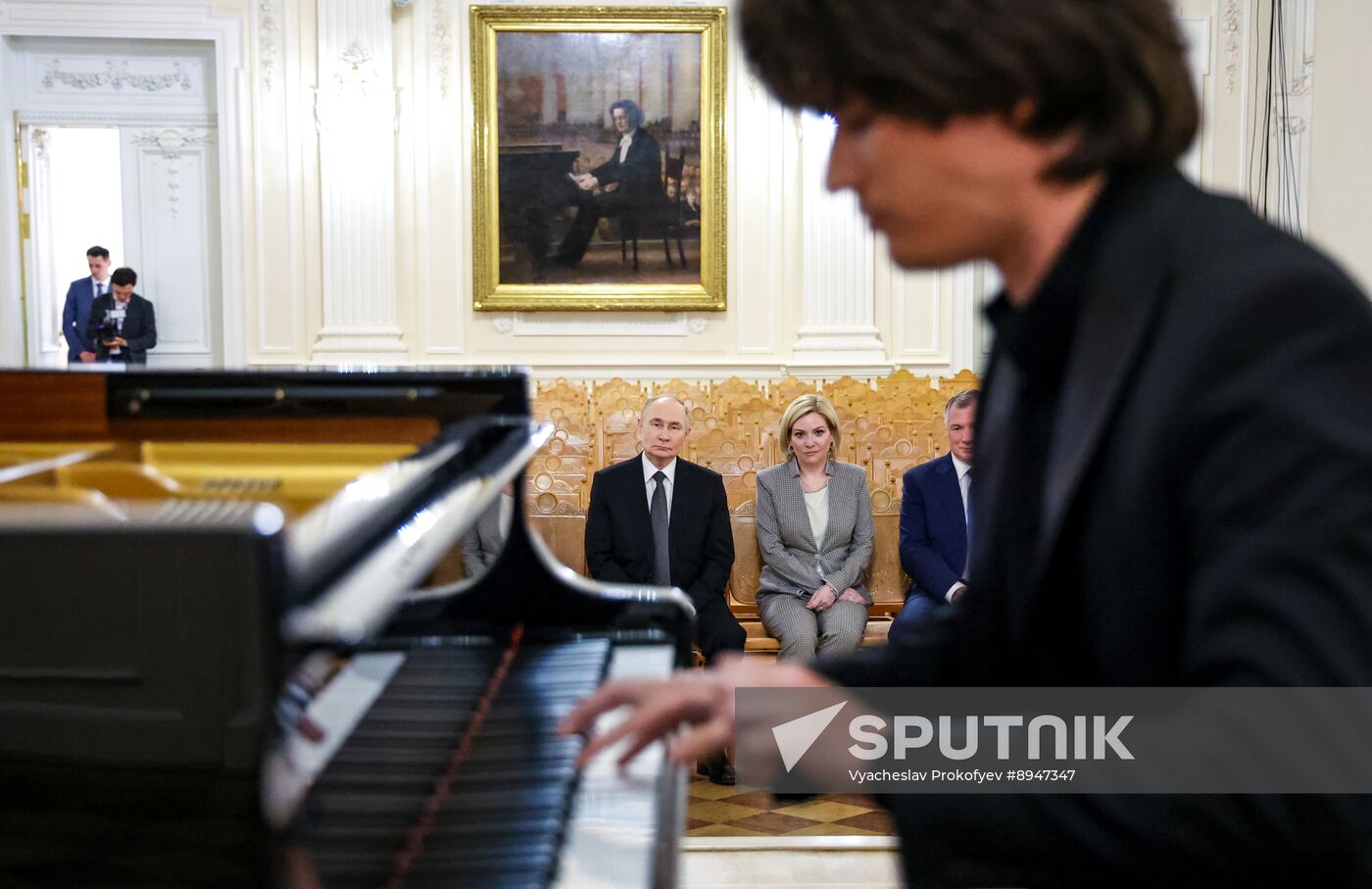 Russia Putin St Petersburg Conservatory