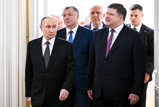 Russia Putin St Petersburg Conservatory