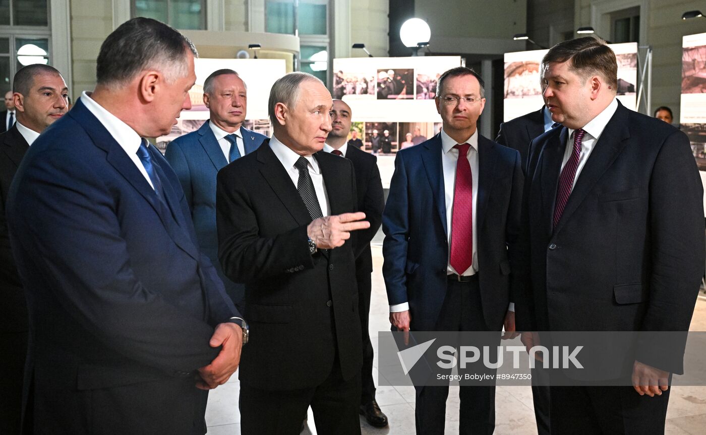 Russia Putin St Petersburg Conservatory