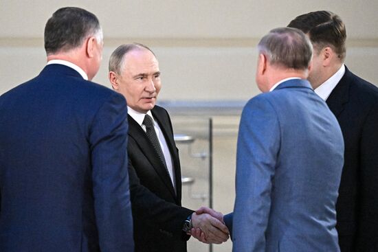 Russia Putin St Petersburg Conservatory