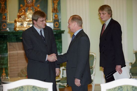 Russia-Belgium talks at the Kremlin