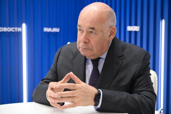 SPIEF-2025. RIA Novosti stand and Sputnik Radio studio