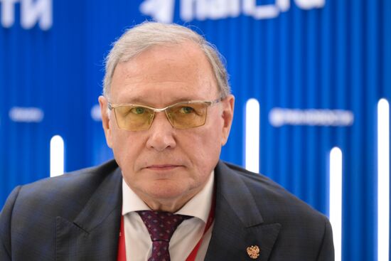 SPIEF-2025. RIA Novosti stand and Sputnik Radio studio