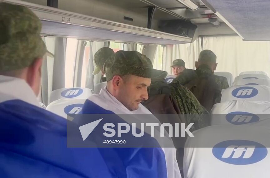 Russia Ukraine Military Operation POWs Exchange
