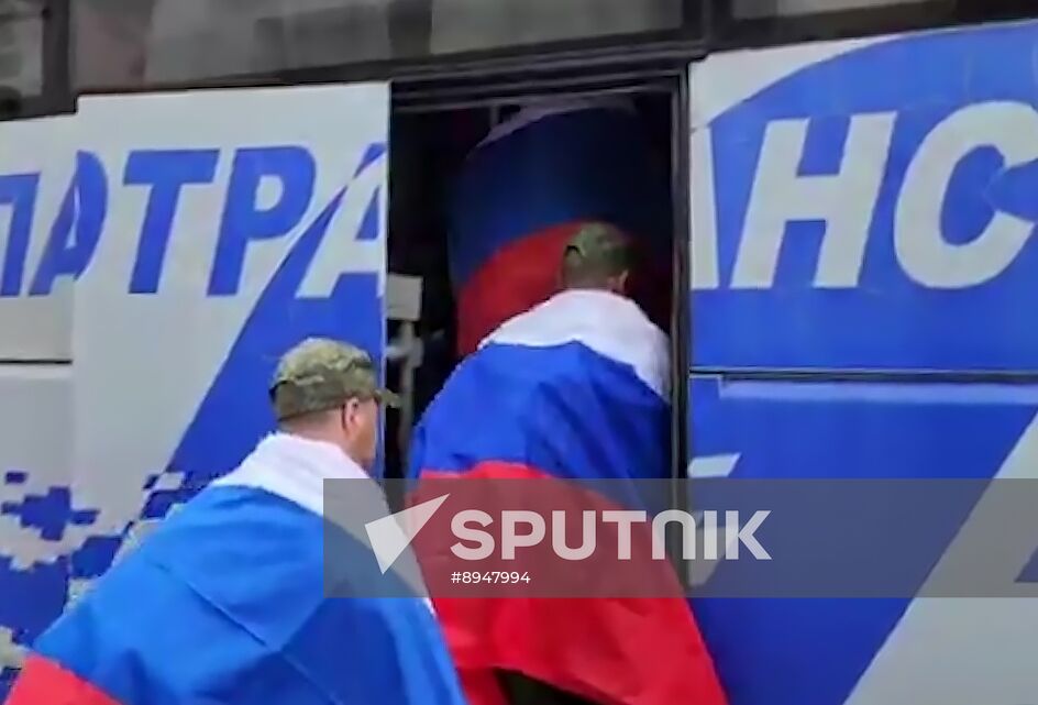 Russia Ukraine Military Operation POWs Exchange