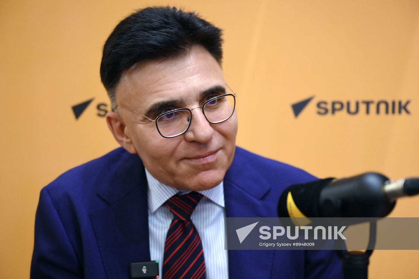 SPIEF-2025. RIA Novosti stand and Sputnik Radio studio