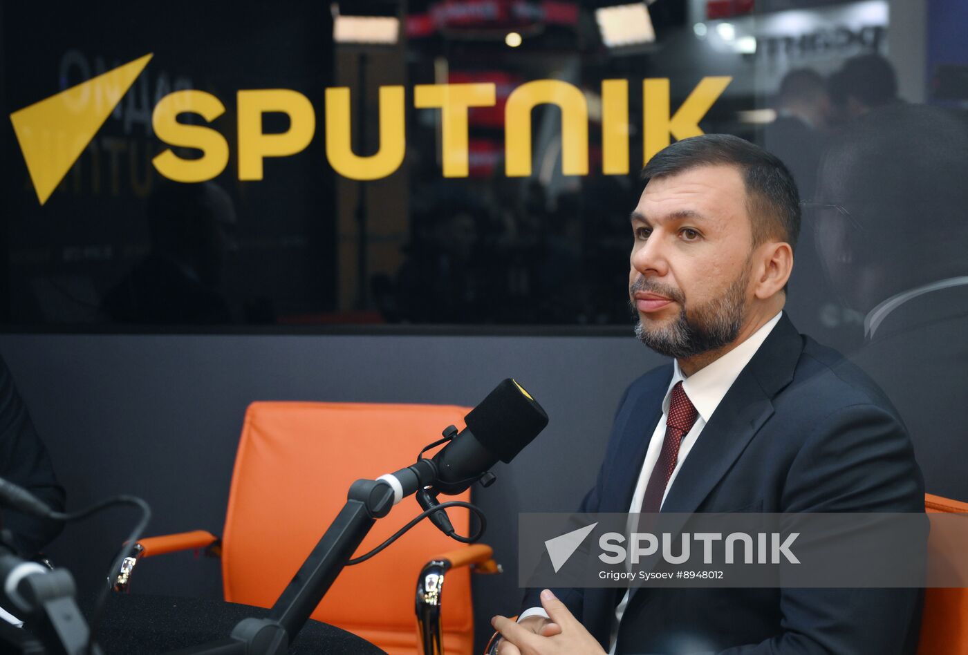SPIEF-2025. RIA Novosti stand and Sputnik Radio studio