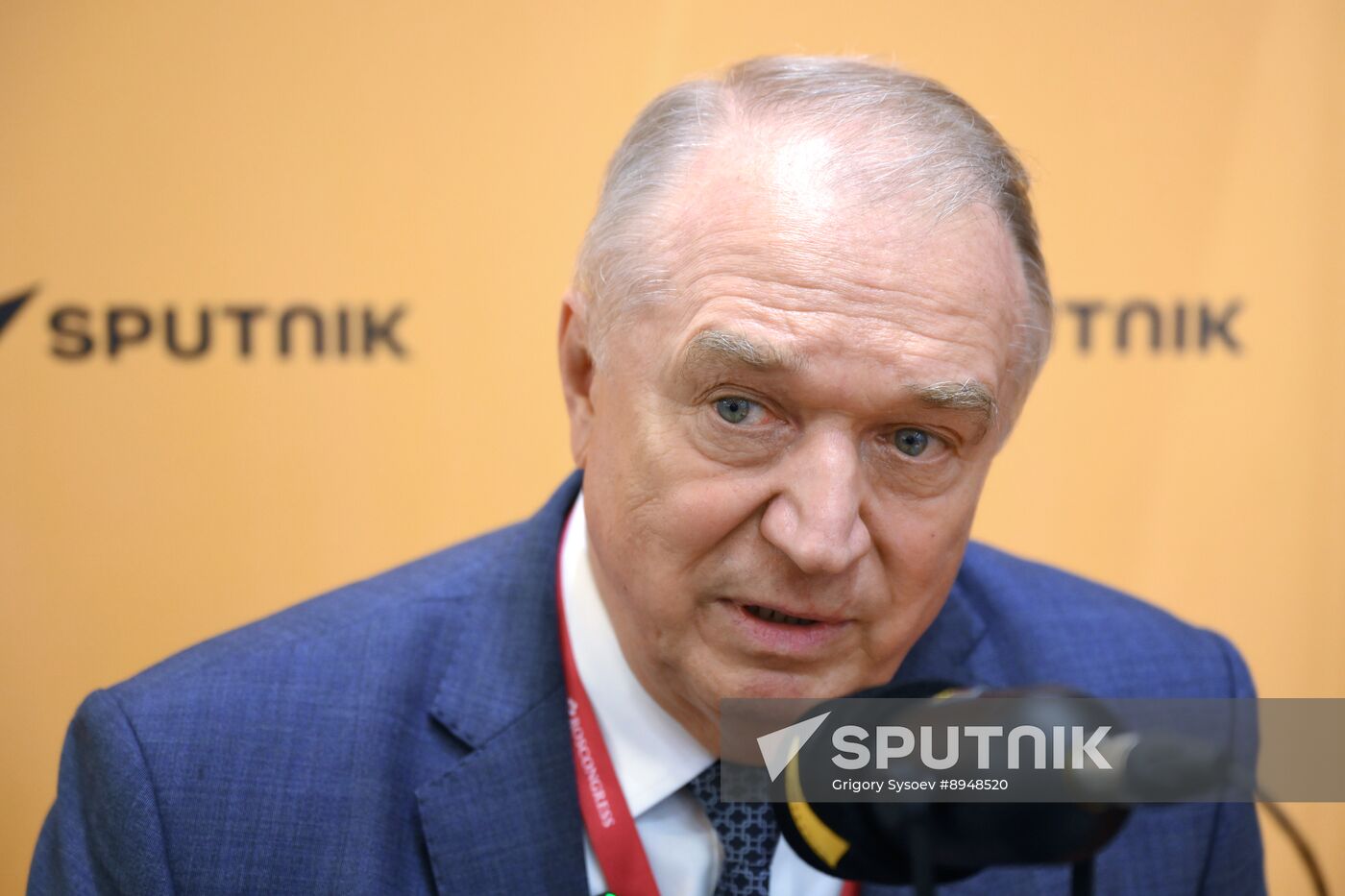 SPIEF-2025. RIA Novosti stand and Sputnik Radio studio