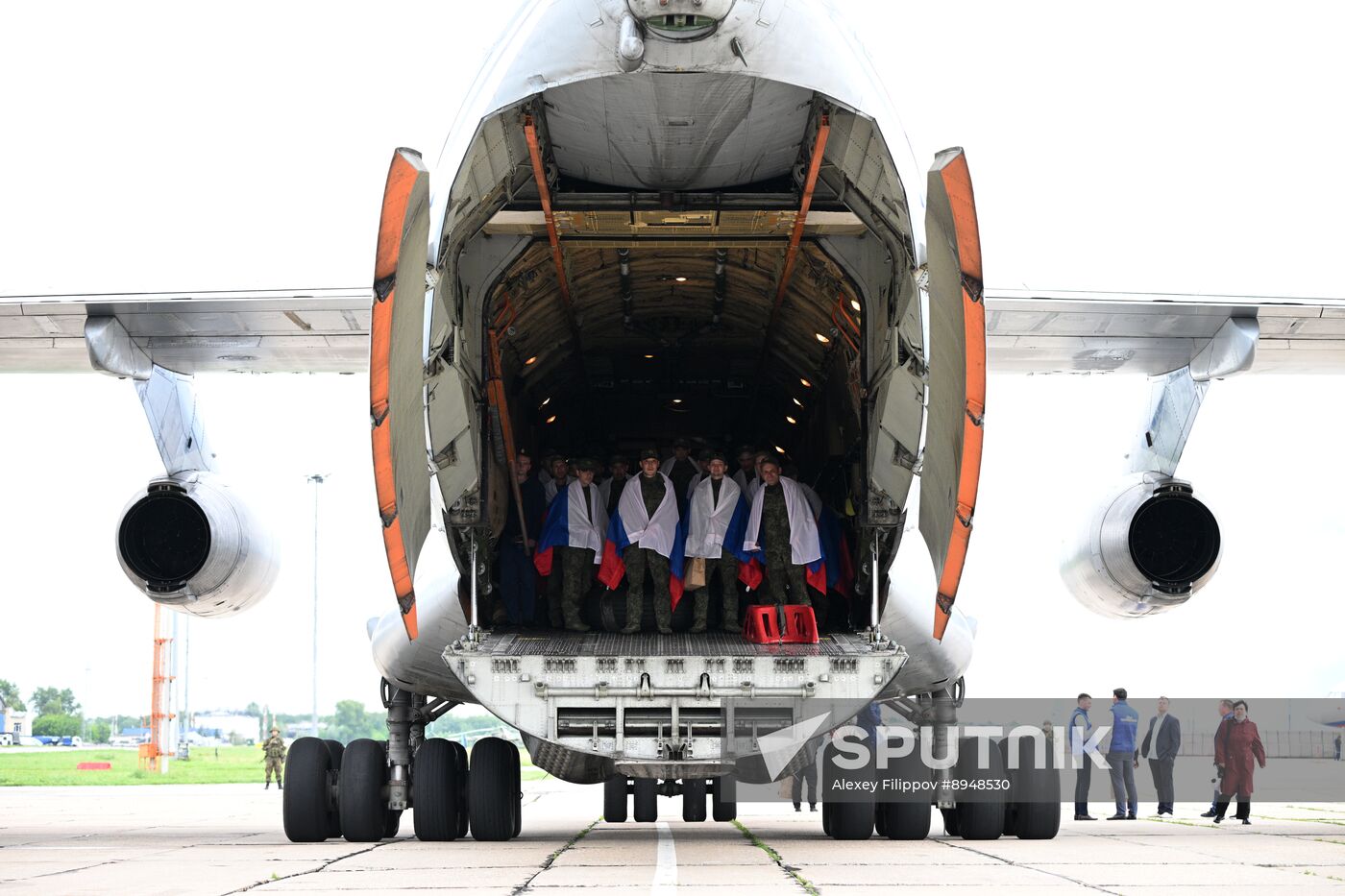 Russia Ukraine Military Operation POWs Exchange
