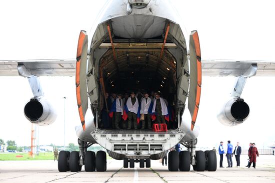 Russia Ukraine Military Operation POWs Exchange