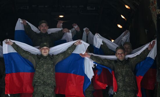 Russia Ukraine Military Operation POWs Exchange