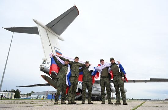 Russia Ukraine Military Operation POWs Exchange