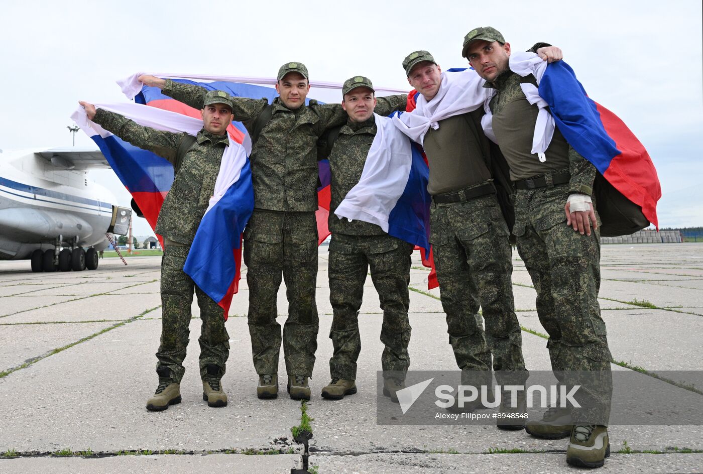 Russia Ukraine Military Operation POWs Exchange