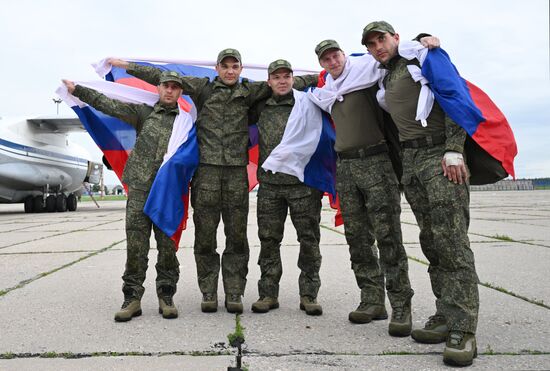 Russia Ukraine Military Operation POWs Exchange