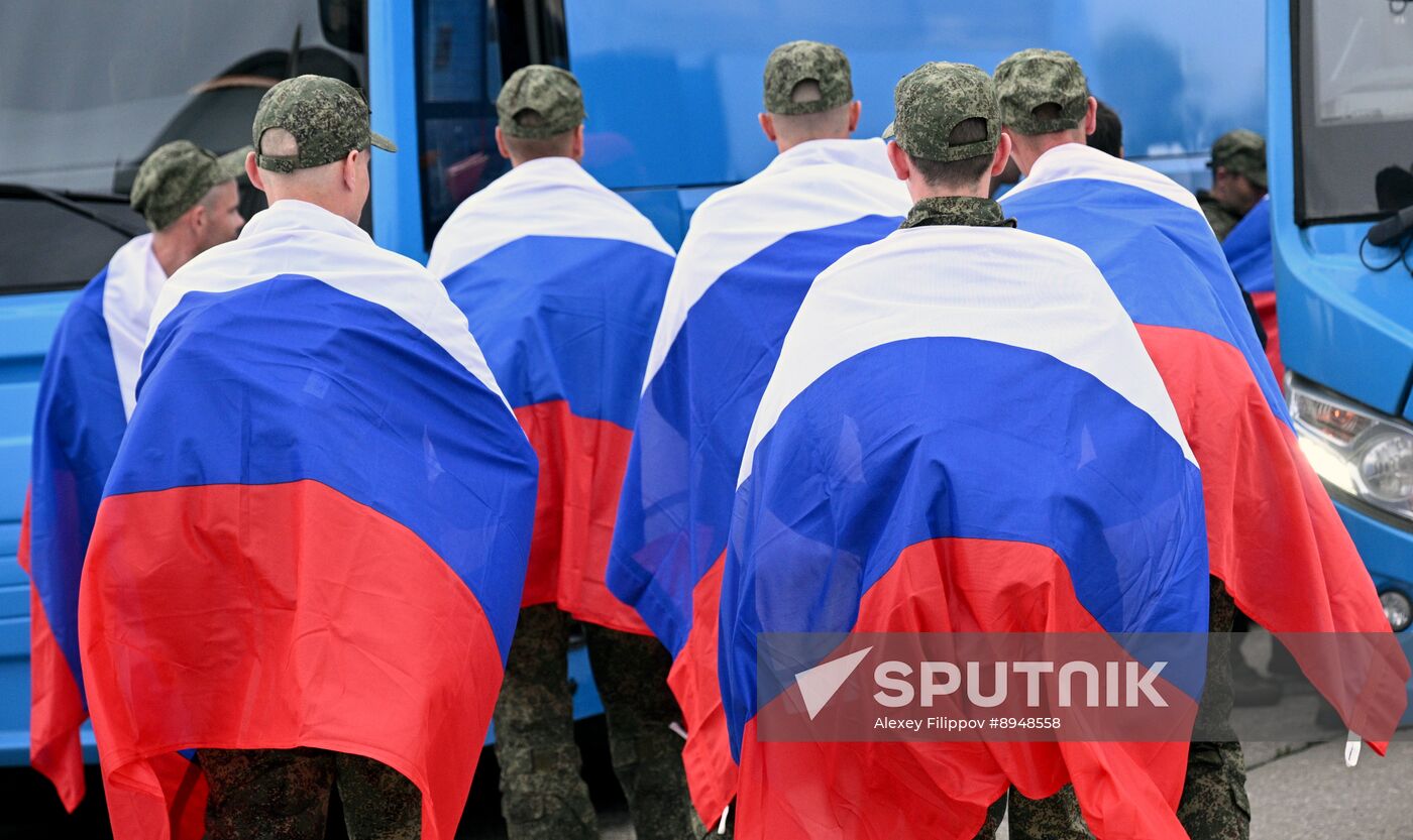 Russia Ukraine Military Operation POWs Exchange