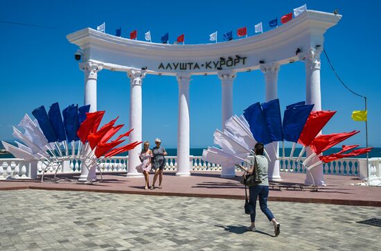 Russia Crimea Summer Leisure