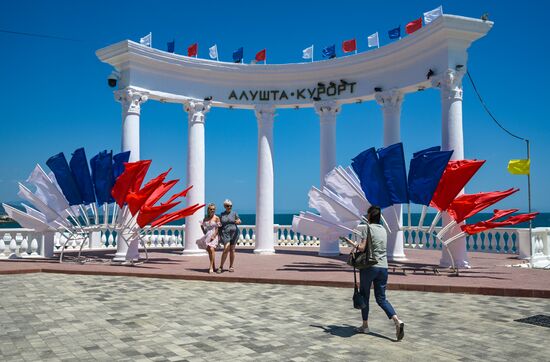 Russia Crimea Summer Leisure