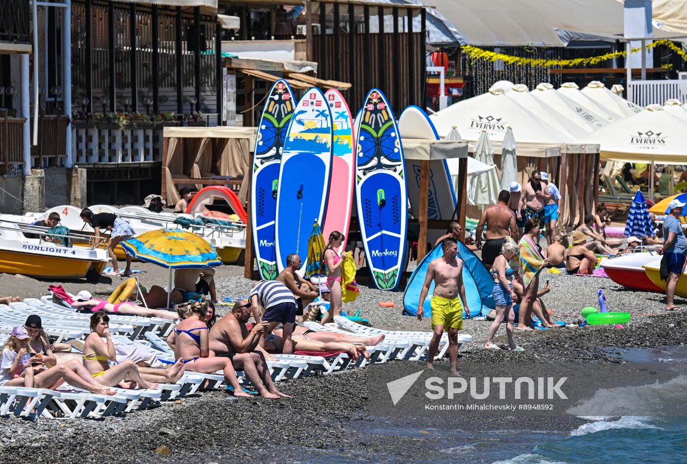 Russia Crimea Summer Leisure