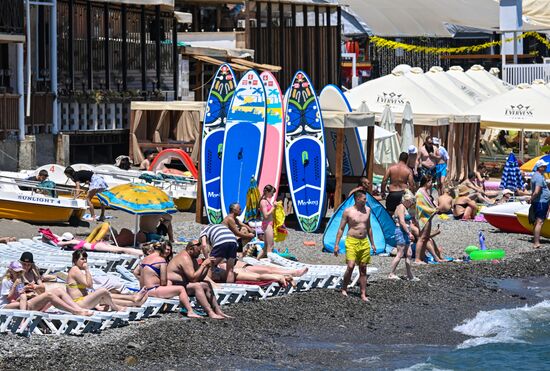 Russia Crimea Summer Leisure
