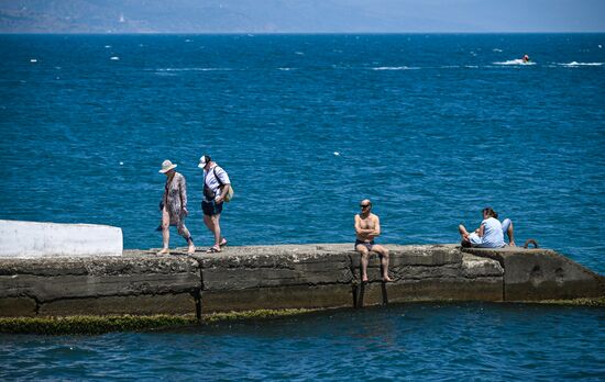 Russia Crimea Summer Leisure