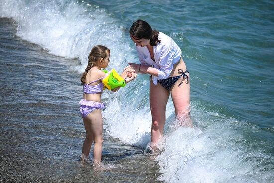 Russia Crimea Summer Leisure