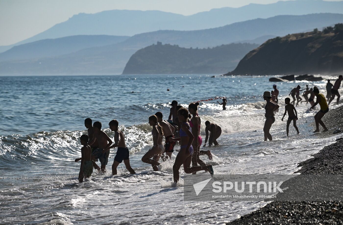 Russia Crimea Summer Leisure