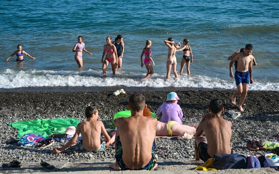 Russia Crimea Summer Leisure
