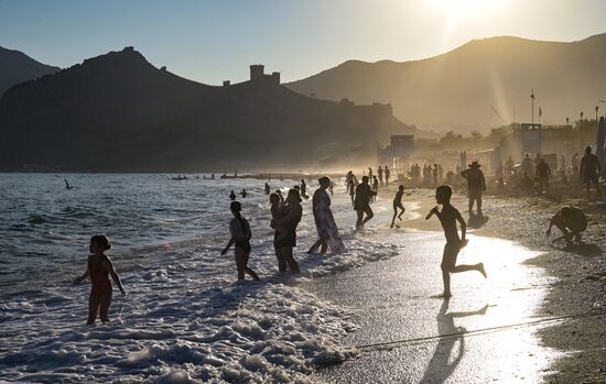 Russia Crimea Summer Leisure