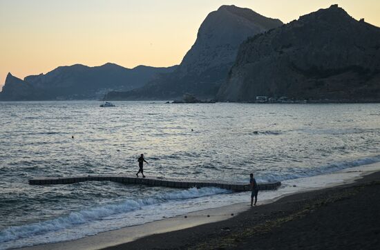 Russia Crimea Summer Leisure