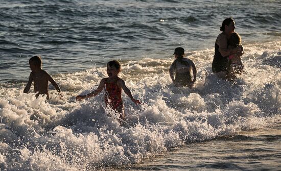 Russia Crimea Summer Leisure