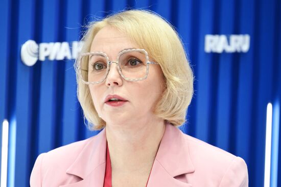 SPIEF-2025. RIA Novosti stand and Sputnik Radio studio
