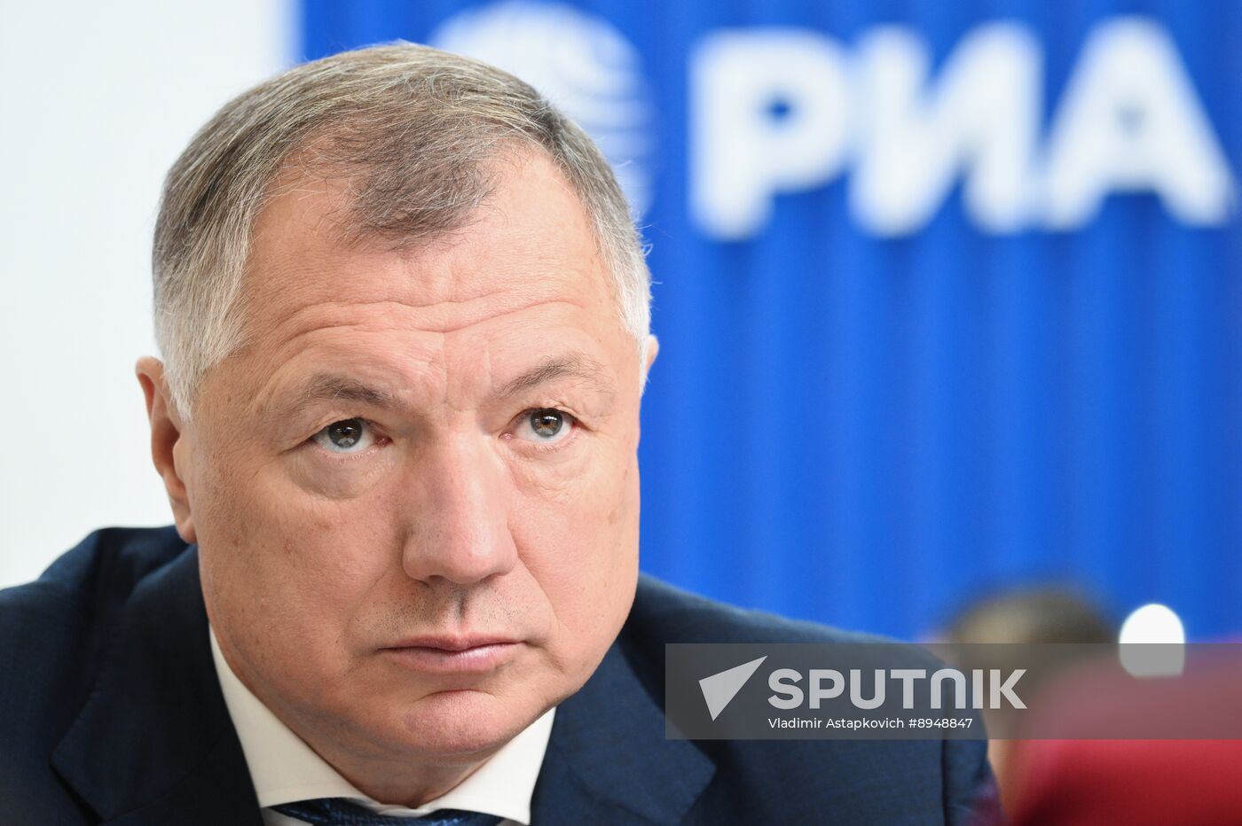 SPIEF-2025. RIA Novosti stand and Sputnik Radio studio