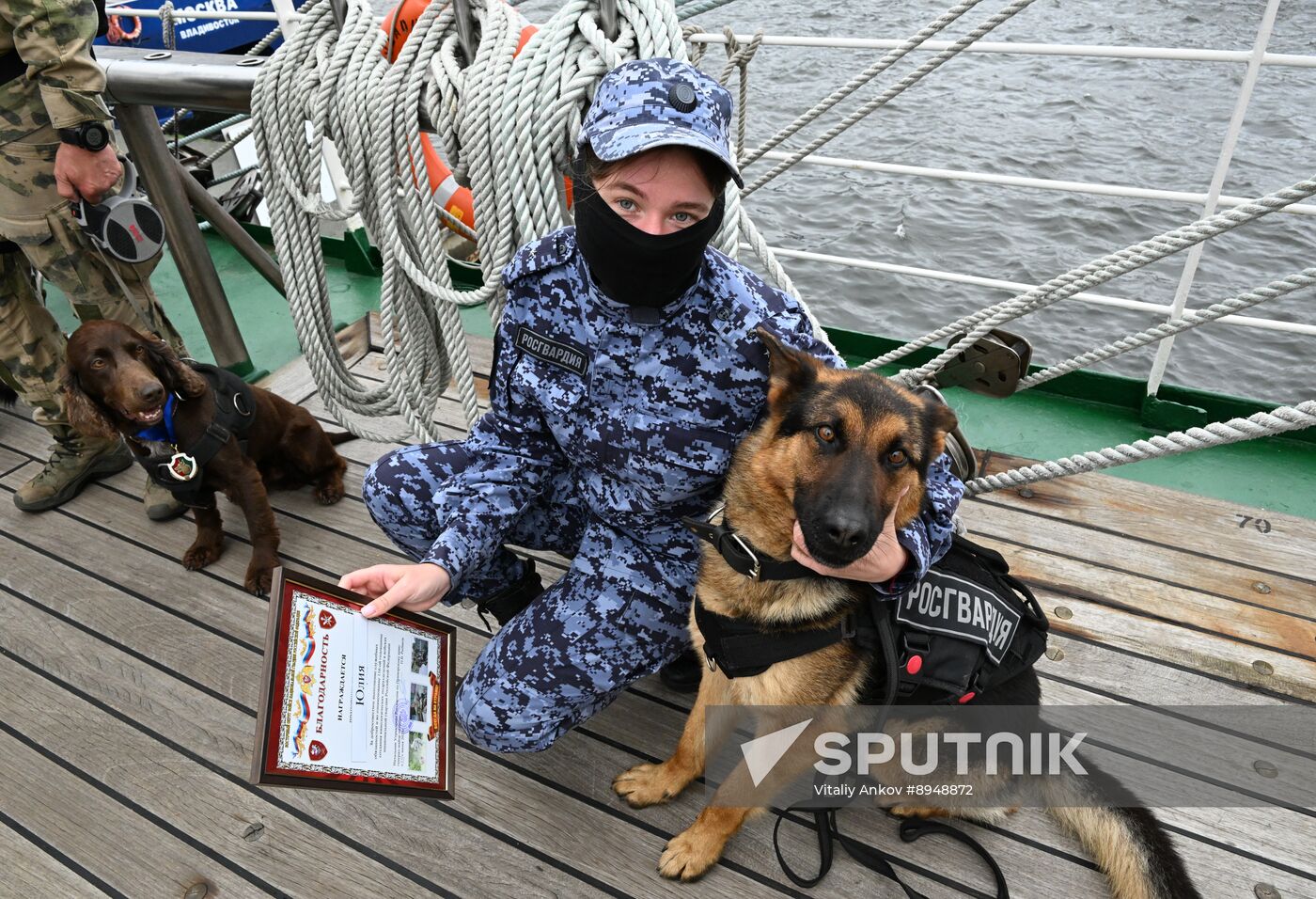 Russia Interior Ministry Canine Service Day