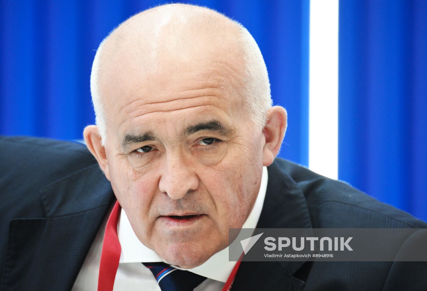 SPIEF-2025. RIA Novosti stand and Sputnik Radio studio