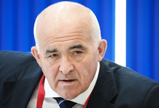 SPIEF-2025. RIA Novosti stand and Sputnik Radio studio
