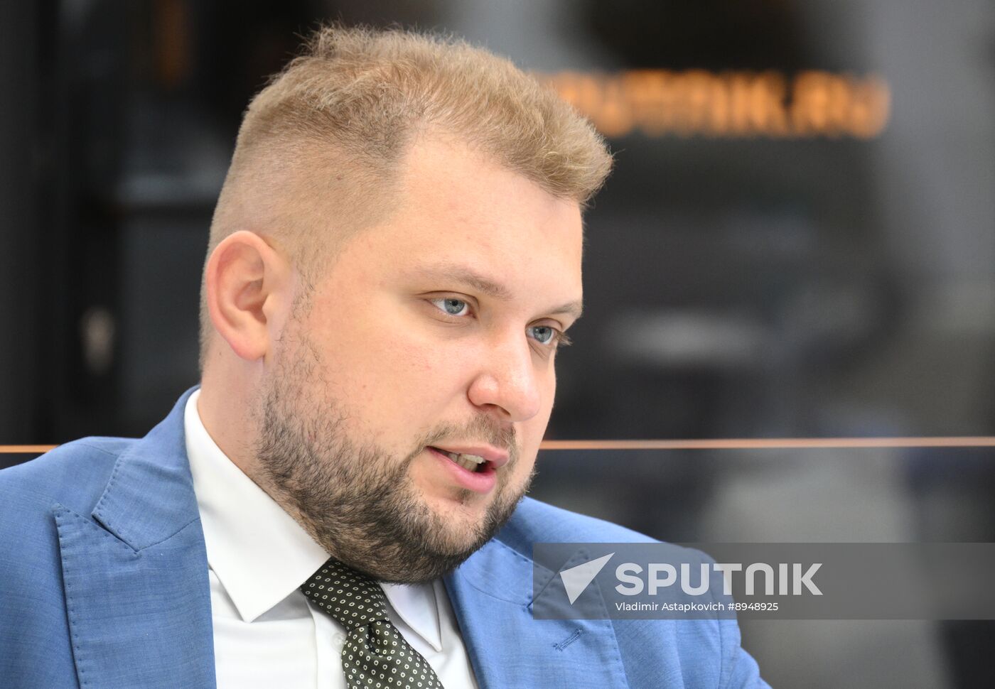 SPIEF-2025. RIA Novosti stand and Sputnik Radio studio