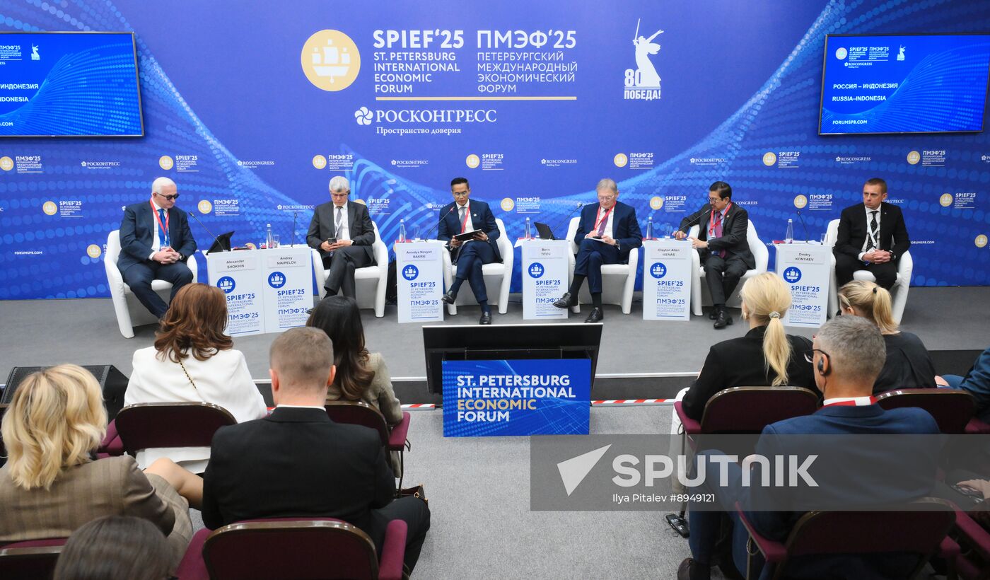 SPIEF-2025. Russia–Indonesia