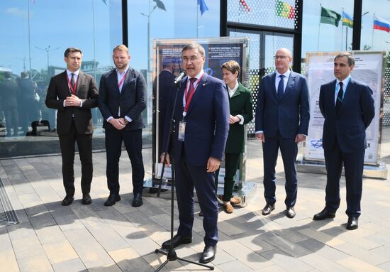 SPIEF-2025. Science in Faces exhibition