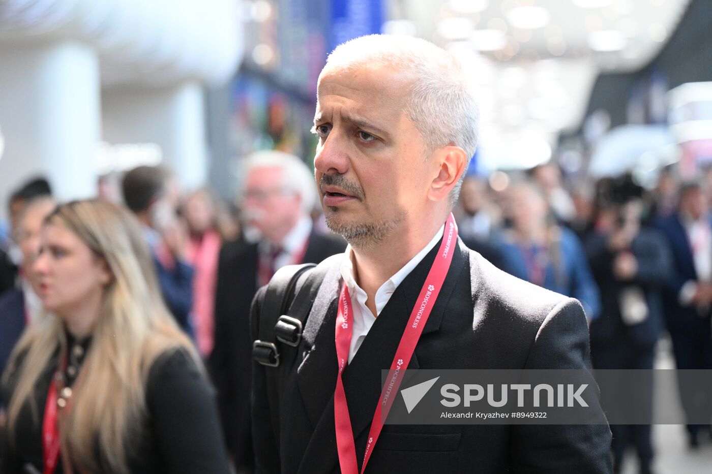 SPIEF-2025. Plenary Session. Guest Arrival