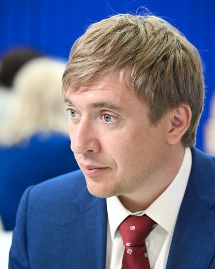 SPIEF-2025. RIA Novosti stand and Sputnik Radio studio