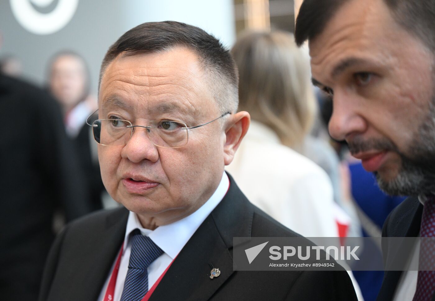 SPIEF-2025. Plenary Session. Guest Arrival