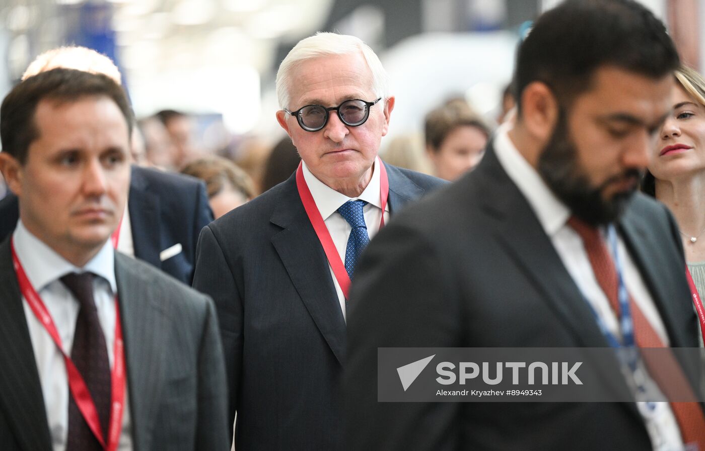 SPIEF-2025. Plenary Session. Guest Arrival
