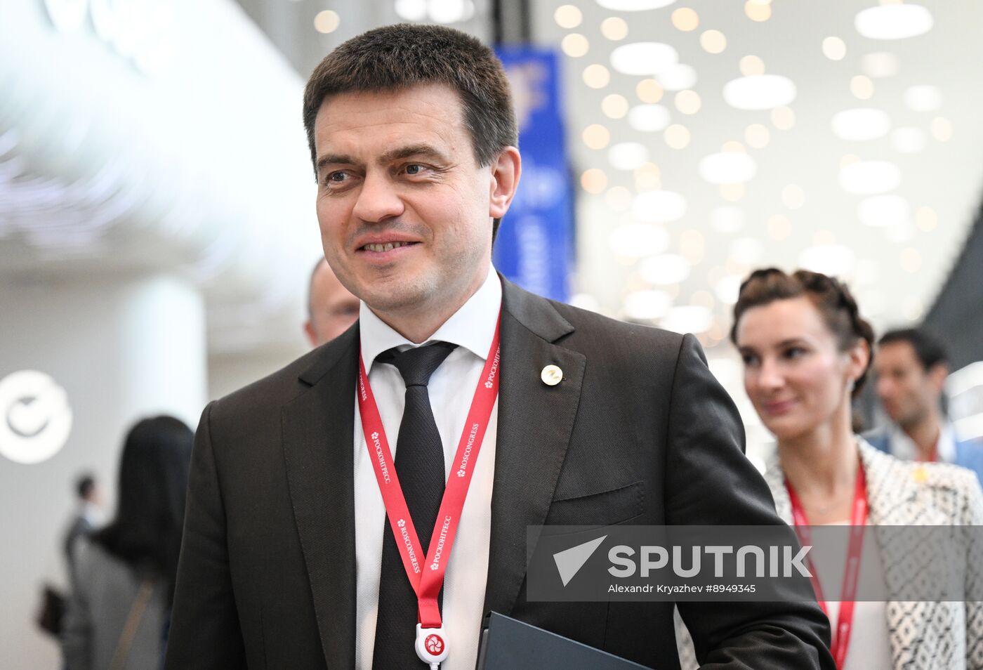 SPIEF-2025. Plenary Session. Guest Arrival